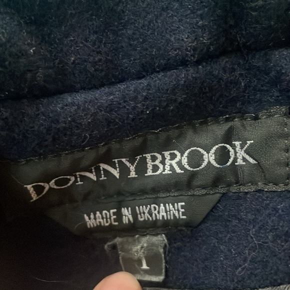 Donny Brook Blue Trench Coat (80s Vibes) #377 - Picture 7 of 7